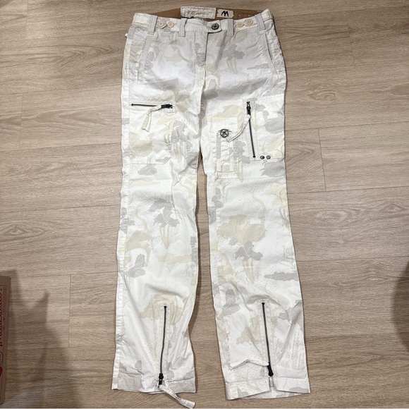 Da Nang Surplus Light Camo Beige Cargo Pants Y2K - Picture 1 of 4